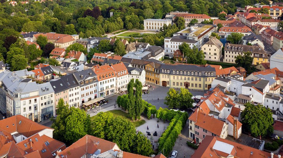 View of Weimar from above